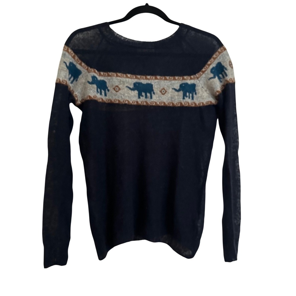 FORTE_FORTE‎ Alpaca Wool Elephant Sweater 2016 In Love Collection II S M